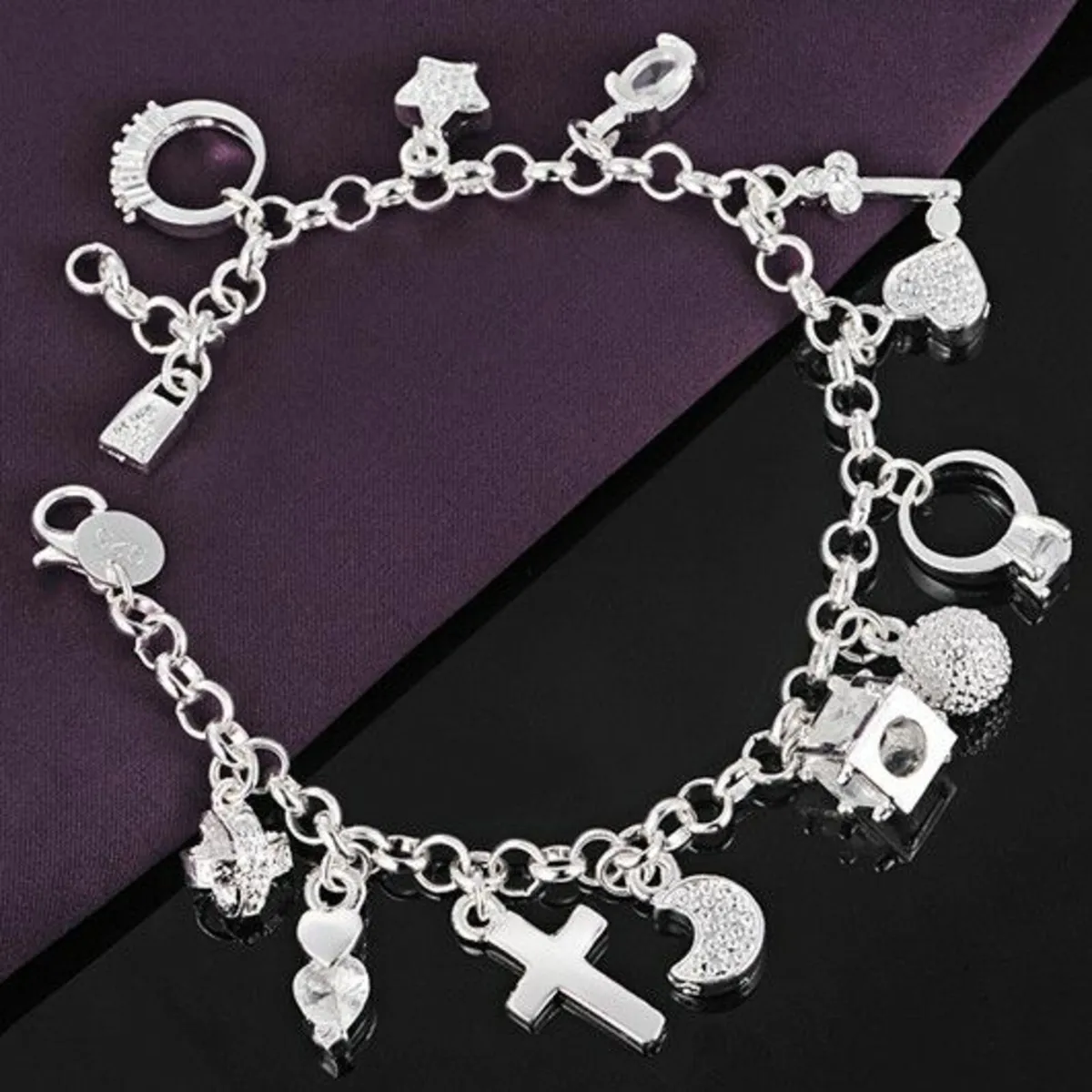 Girls Fashion Charm Bracelet, Free Post - Image 1