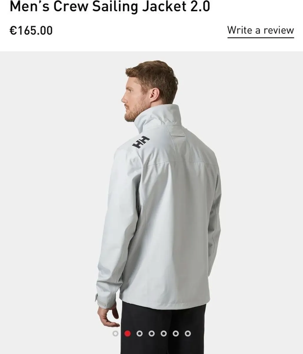 Helly Hansen Crew Sailing Jacket - Image 2