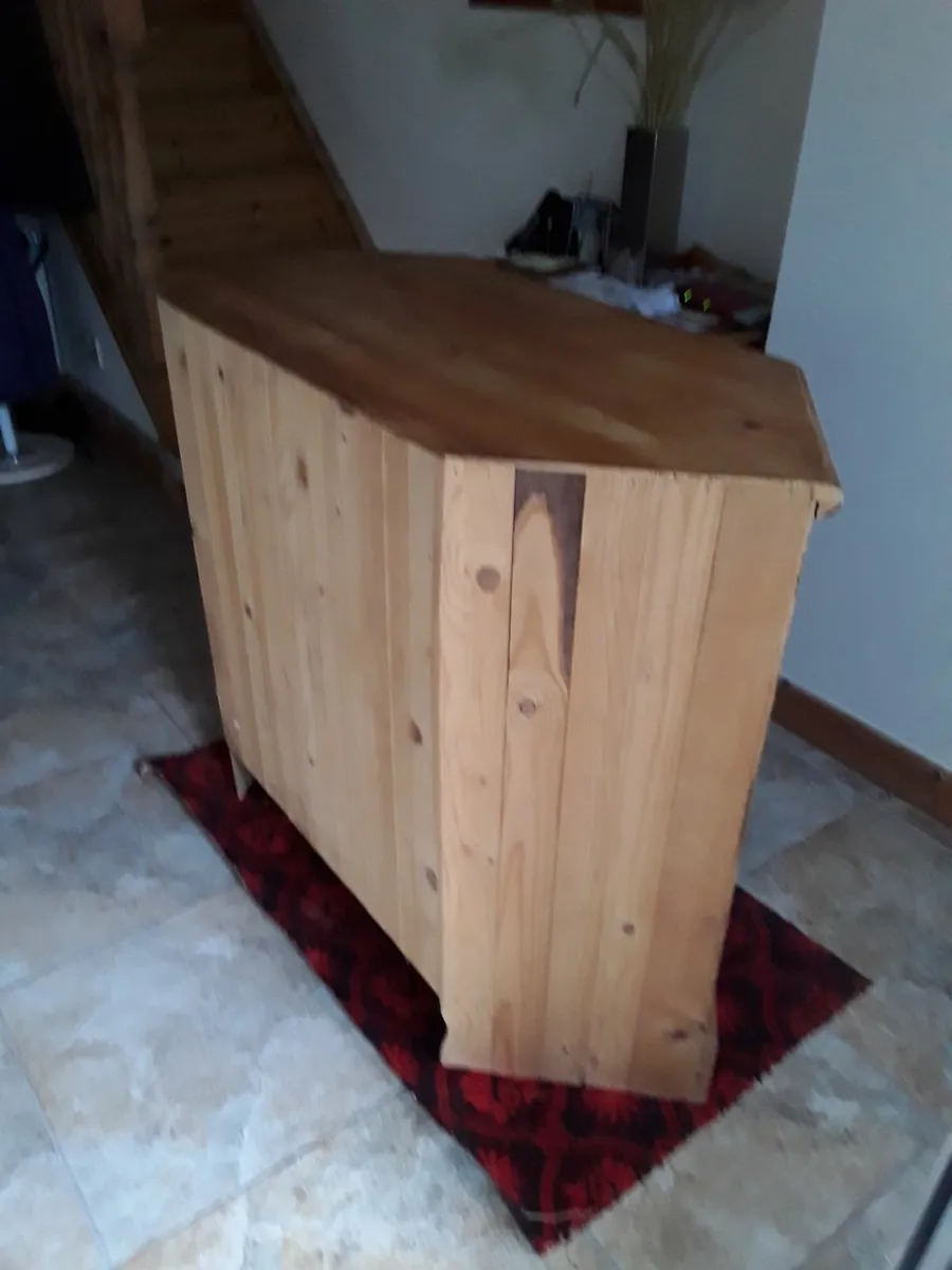 Good condition large solid pine unit plenty of sto - Image 2