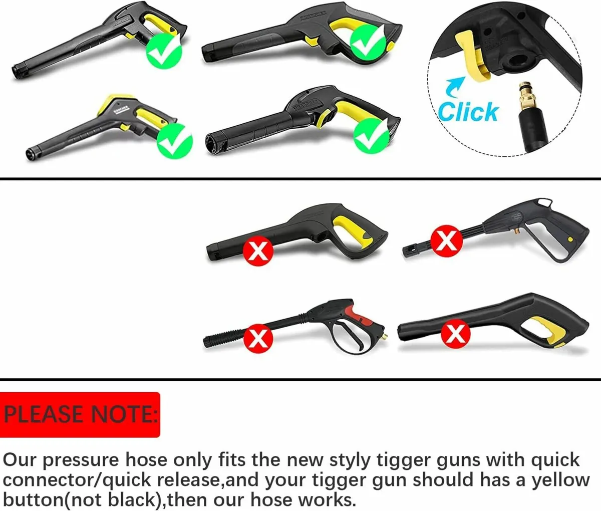 10M/32FT High Pressure Washer Replacement Hose for - Image 2