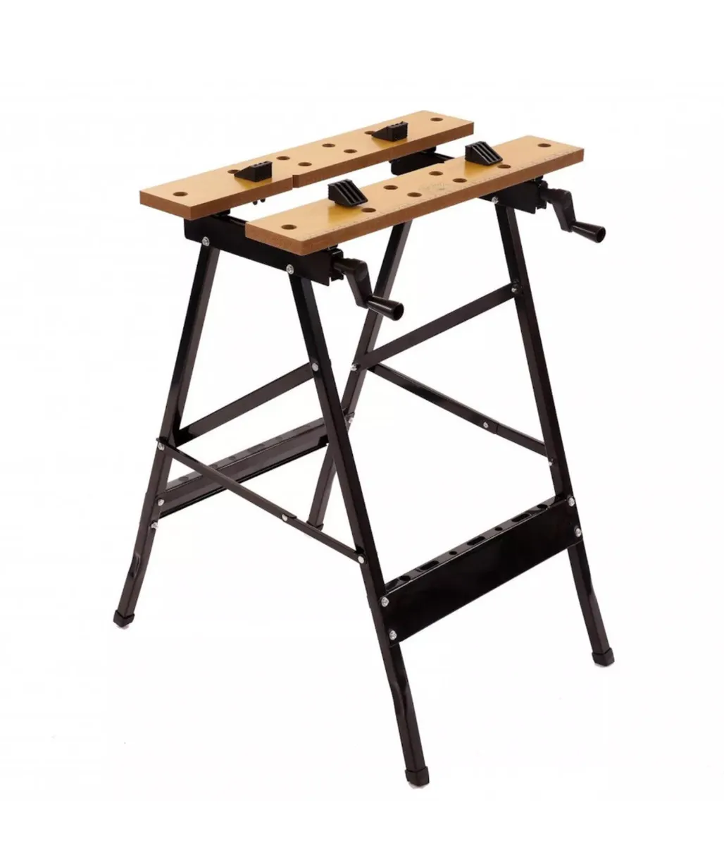 DIY Foldable Trestle Workbench 100kg NEW - Image 1