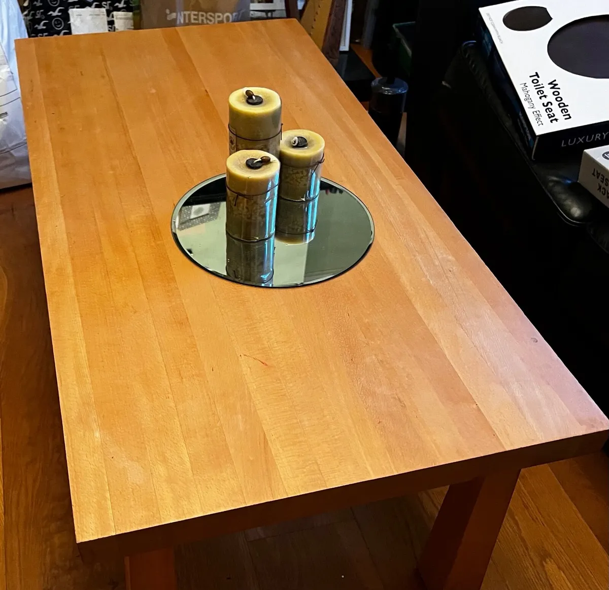 Coffee Table, bed(no mattress) - Image 1