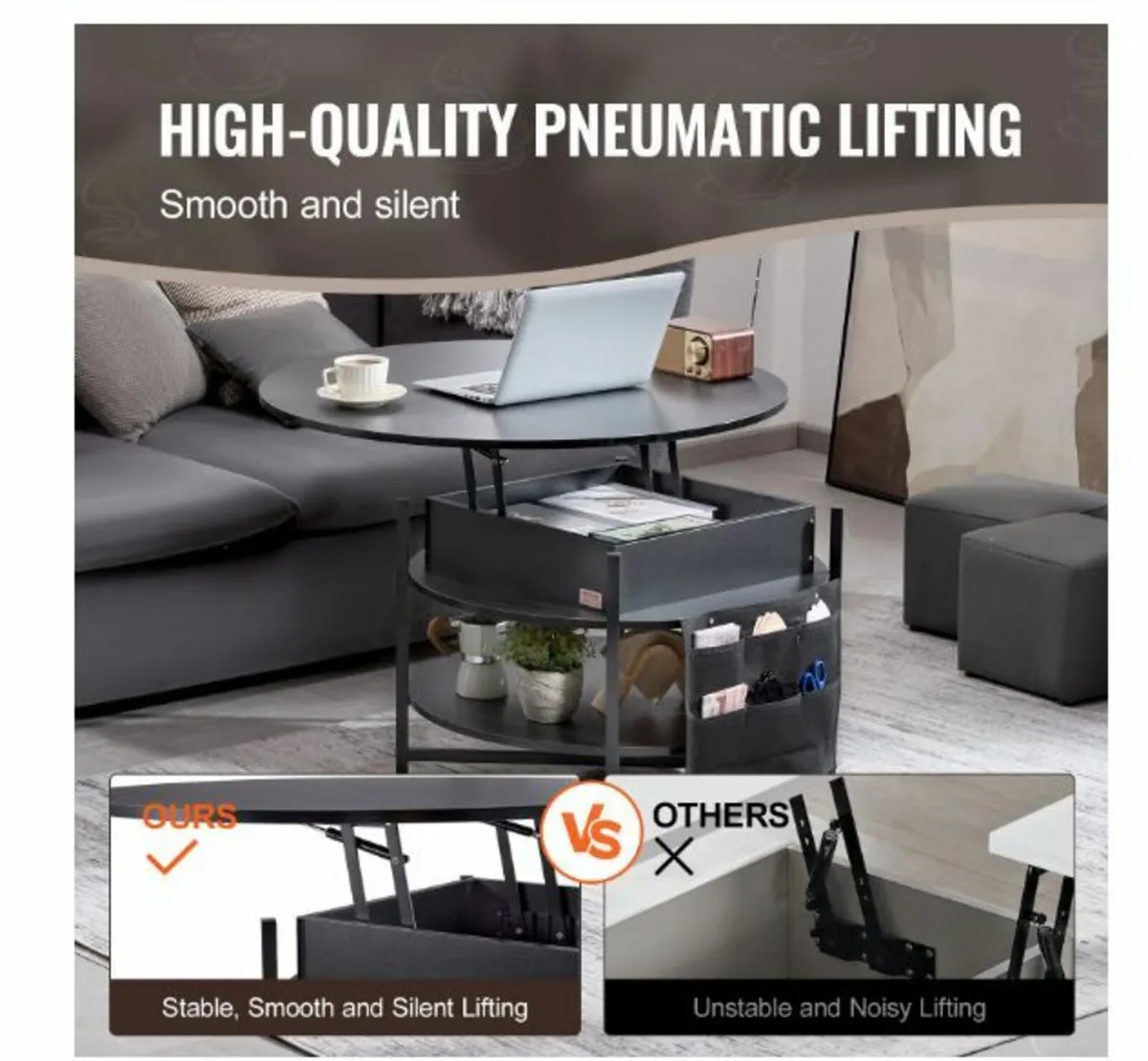 Lift Top Coffee Table - Image 2