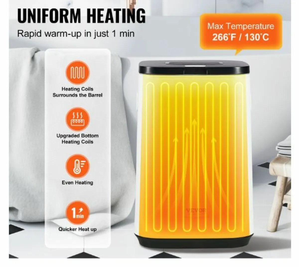 20L Large Towel Warmer Bucket - Image 2