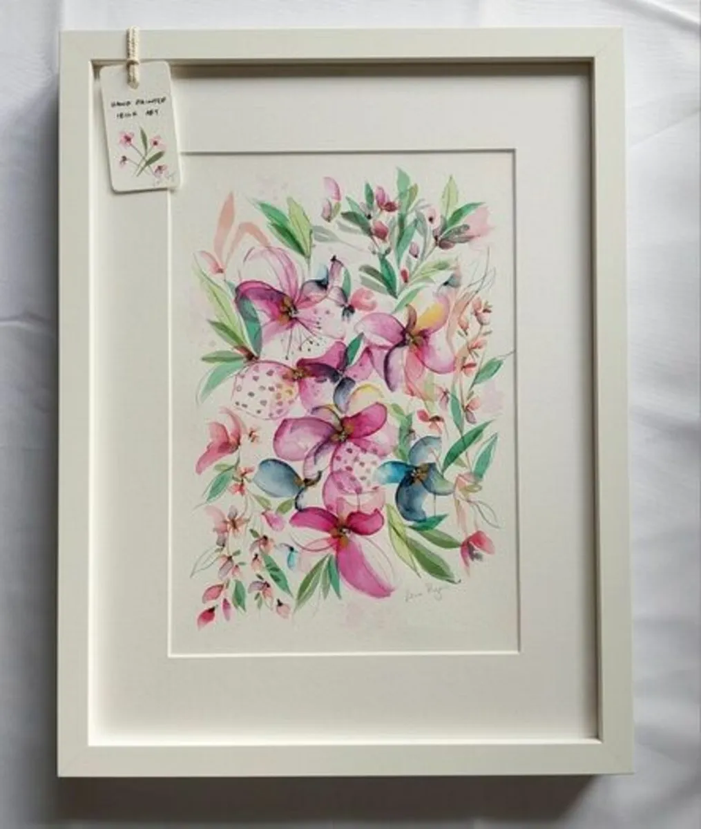 FRAMED Original Watercolour Painting - Image 1