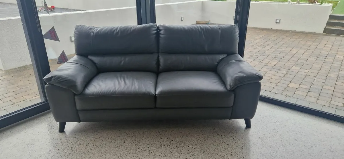 Large 2 Seater Leather Couch