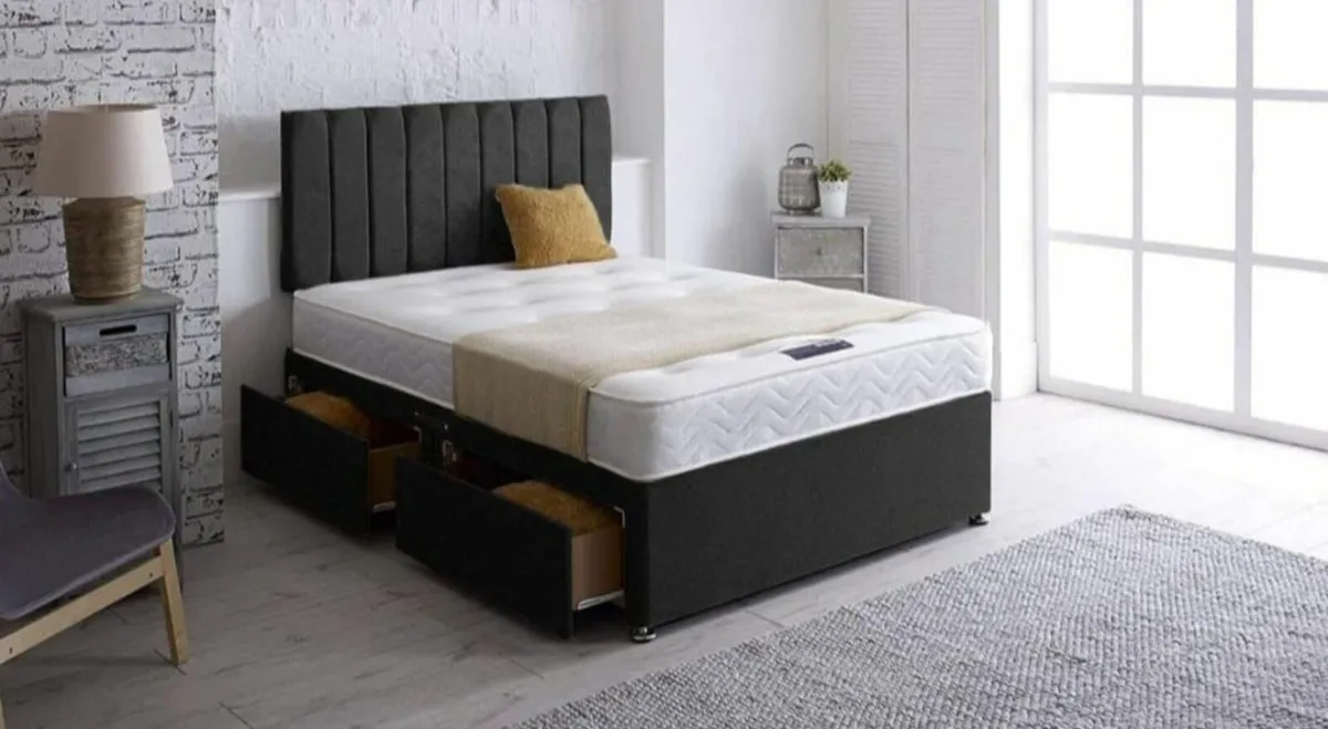 😍DOUBLE MEMORY FOAM MATTRESS WITH BEDS😍 - Image 1