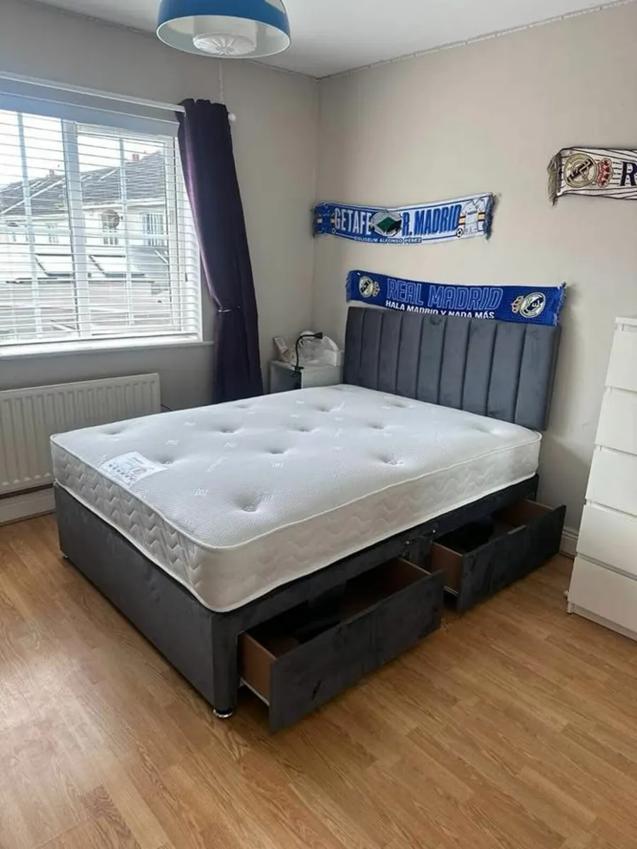 😍DOUBLE MEMORY FOAM MATTRESS WITH BEDS😍 - Image 2