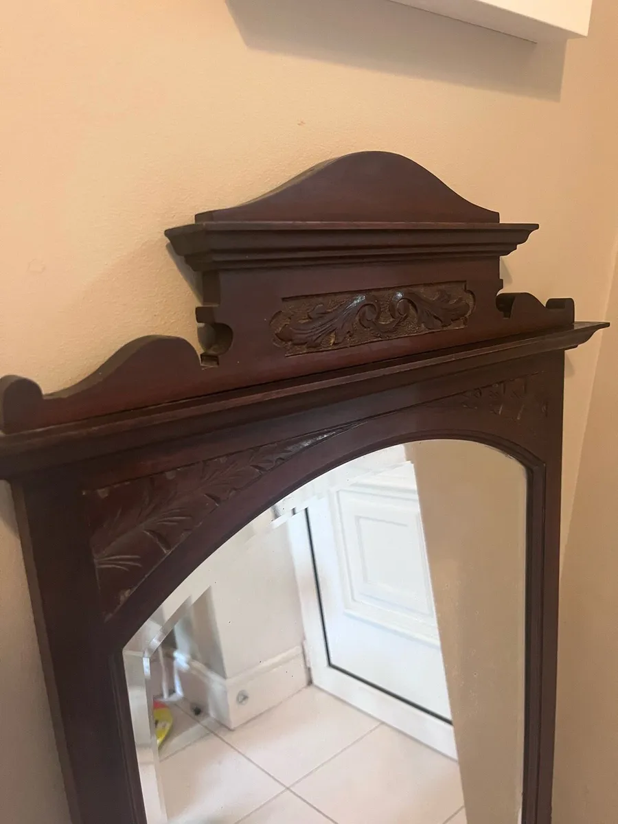 Antique 19th century mirror - Image 3