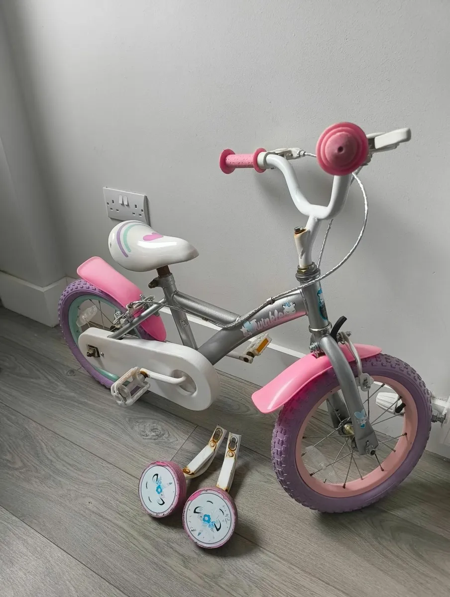 Kids bicycle with training wheels - Image 4