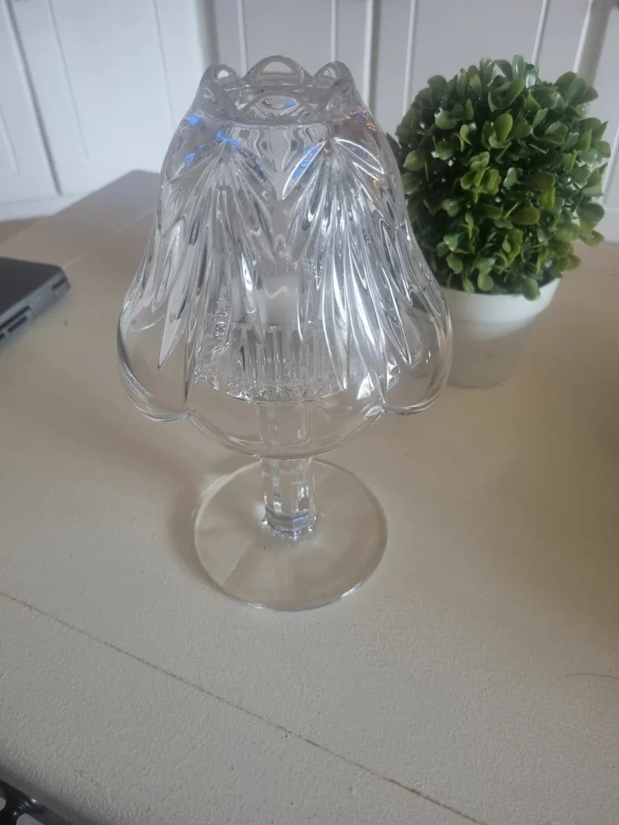 Galway Crystal Globe Candle Lamp - Image 4