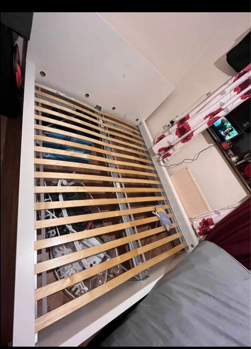 IKEA King Size Bed and Mattress - Image 2