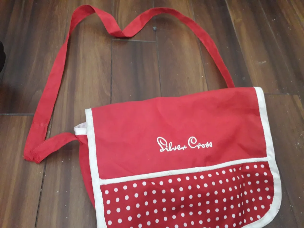 Dolls pram - red Silver Cross - Image 2