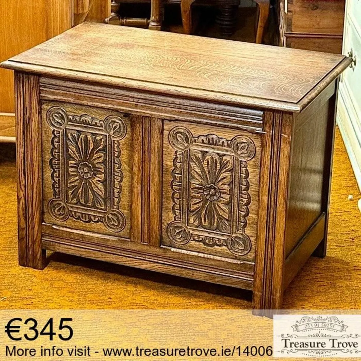 Antique and Vintage Blanket Boxes / Linen Trunks - Image 1