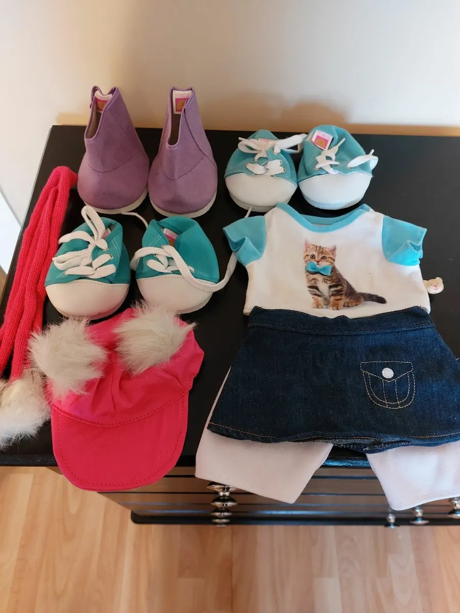 2 x Design-a-bear toys with accessories - Image 2