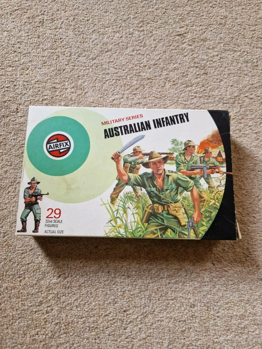 Airfix 1.32 Australia WW2 Soldiers - Image 1