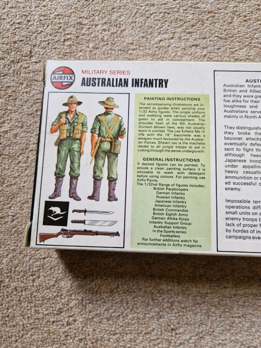 Airfix 1.32 Australia WW2 Soldiers - Image 3