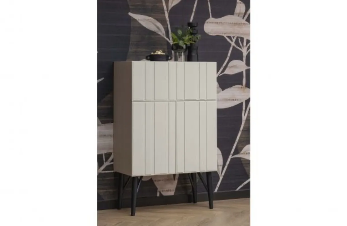 [New] Miller pine wood bar cabinet - Image 2