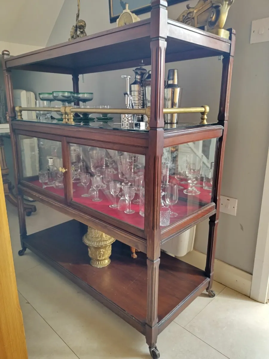 Antique drink cabinet - Image 1