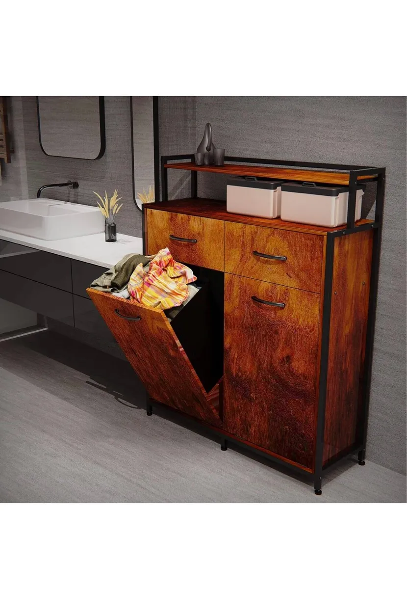 [New] Tilt Out Trash Bin Cabinet - Image 3