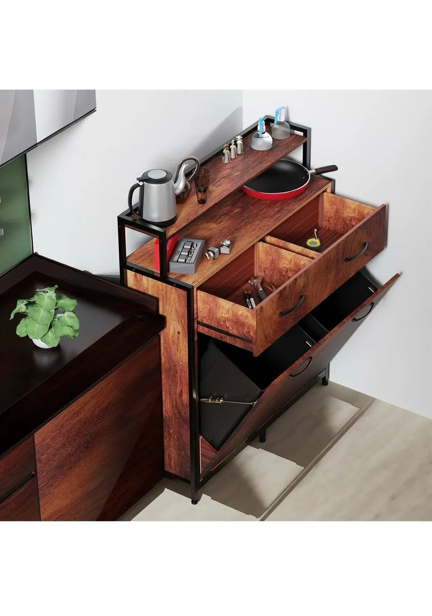 [New] Tilt Out Trash Bin Cabinet - Image 4