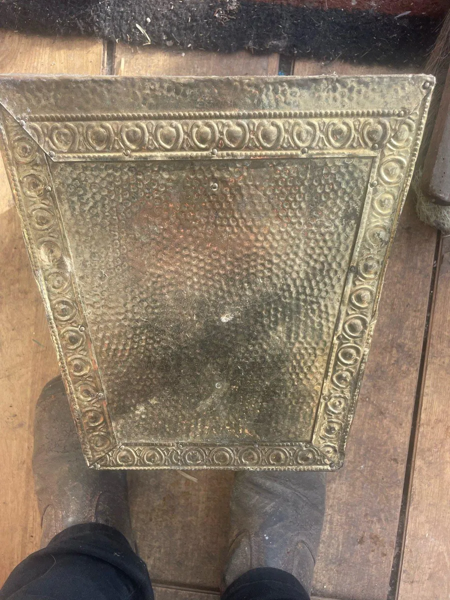 Brass bin & magazine holder - Image 2