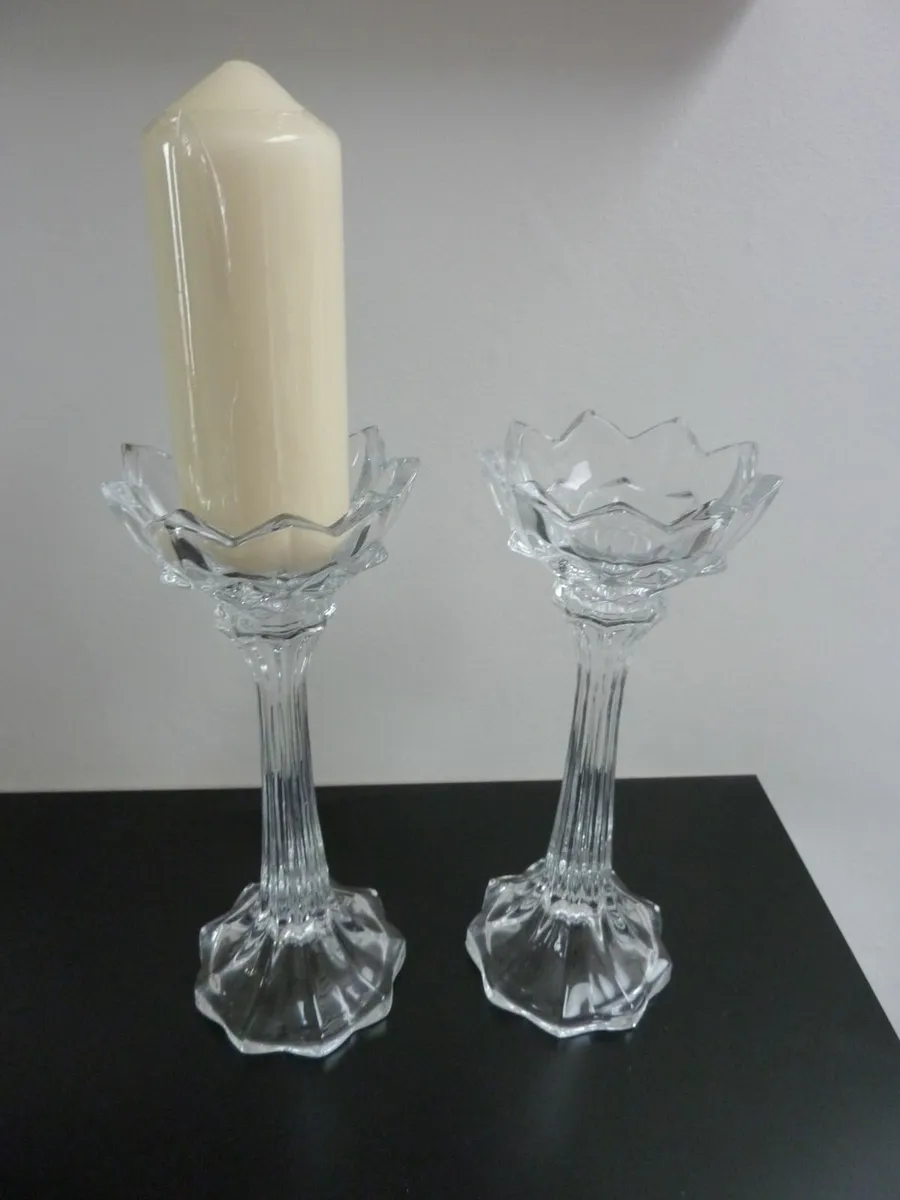Pair of candle holders