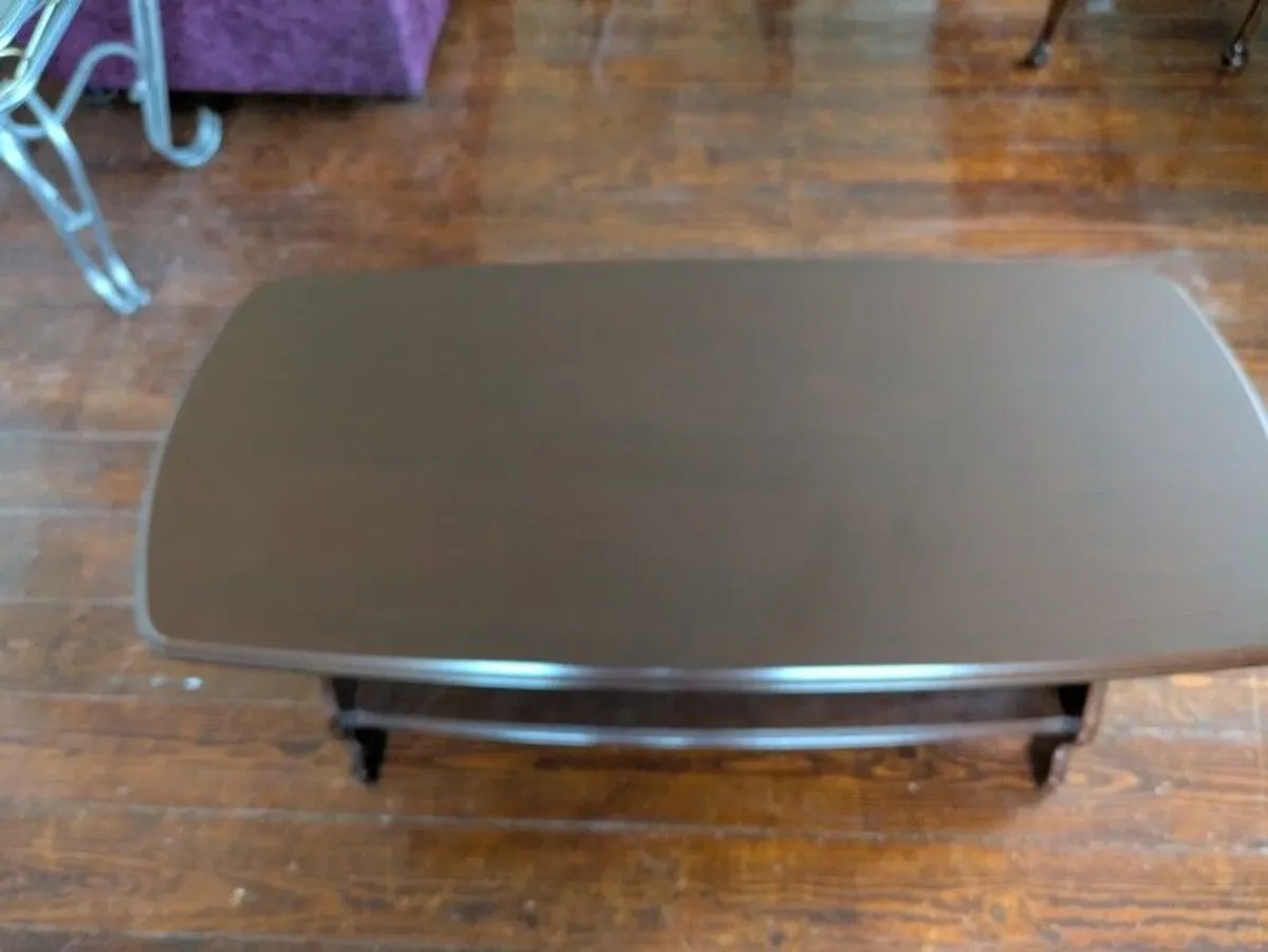 Mahogany coffee table - Image 3
