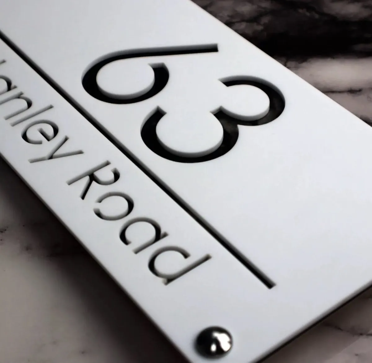 Personalised Acrylic Door House Sign Laser Cut - Image 2