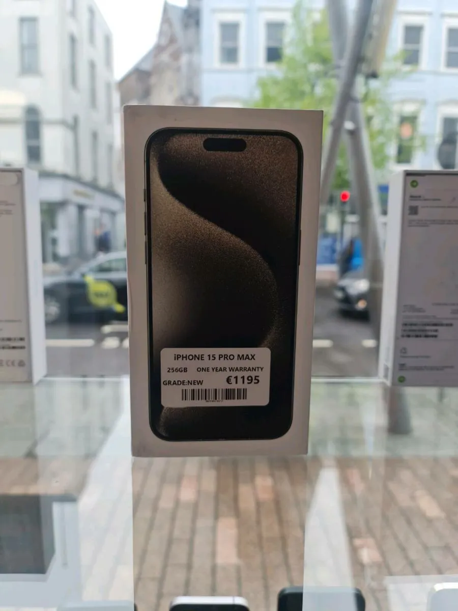 iPHONE 15PRO MAX 128GB YEAR WARRANTY UNLOCKED - Image 2