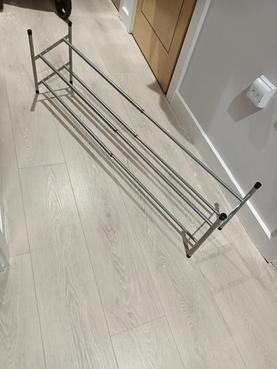 Extendable 2 Tier Shoe Rack - Image 3