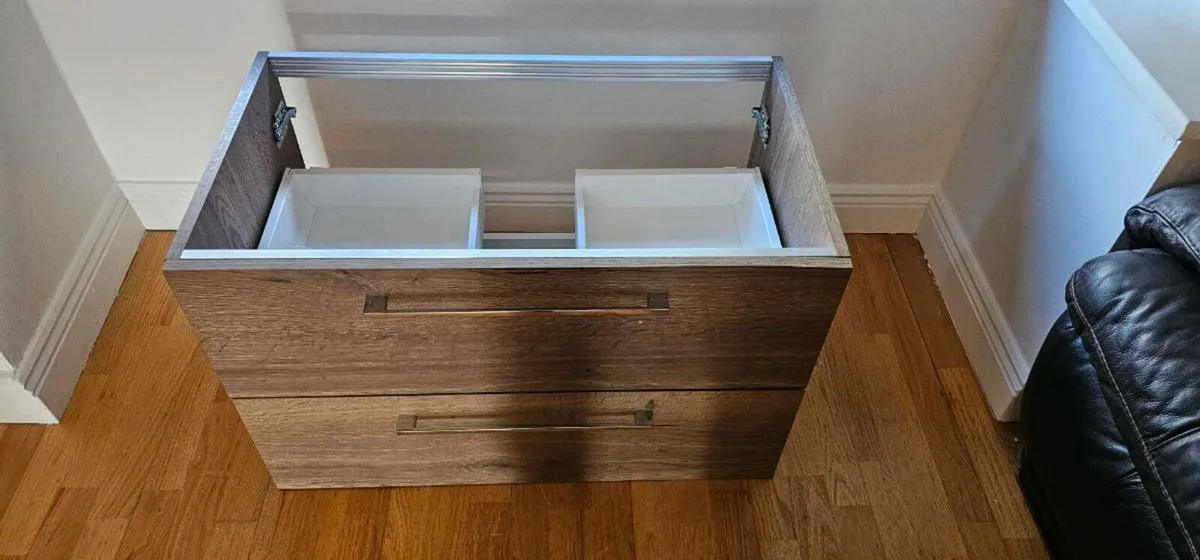 New Bathroom vanity with slight damage - Image 1
