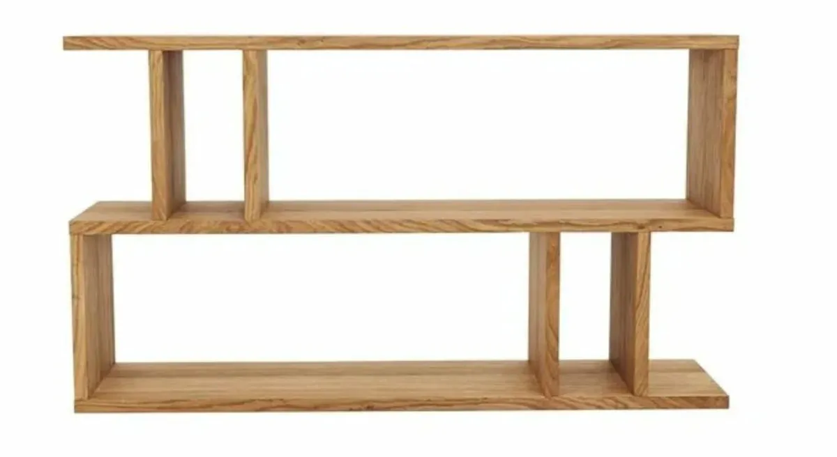 Three piece Oak Shelving: Content By Conran - Image 1