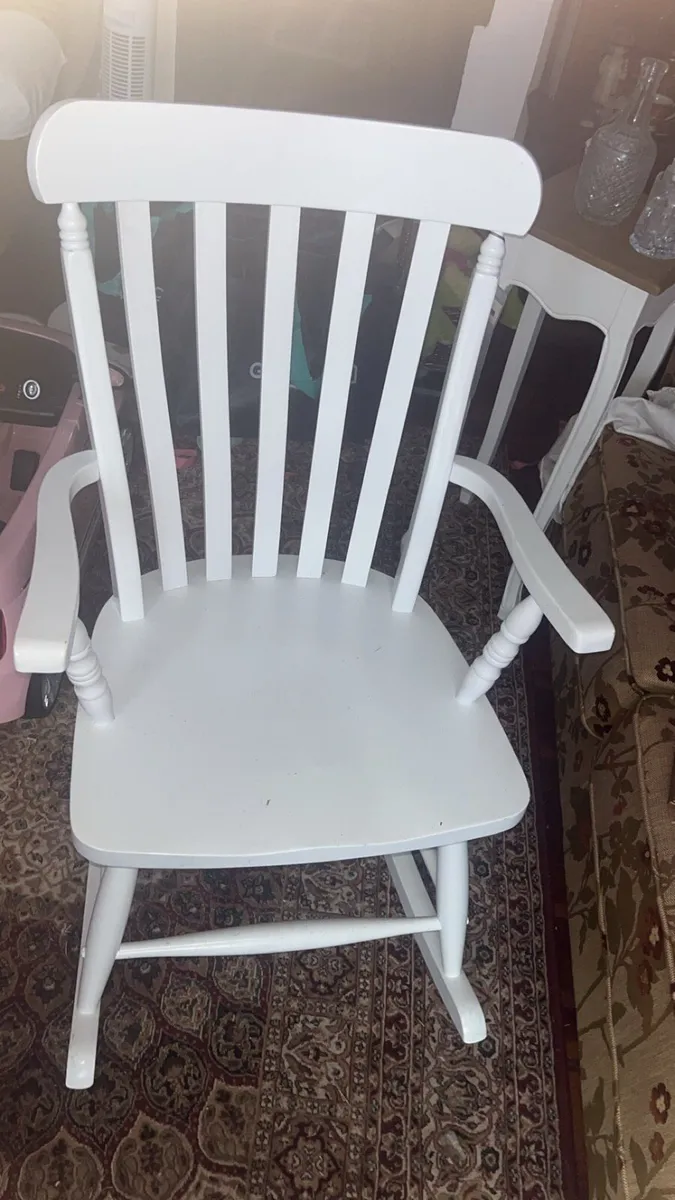 White Rocking Chair - Image 2