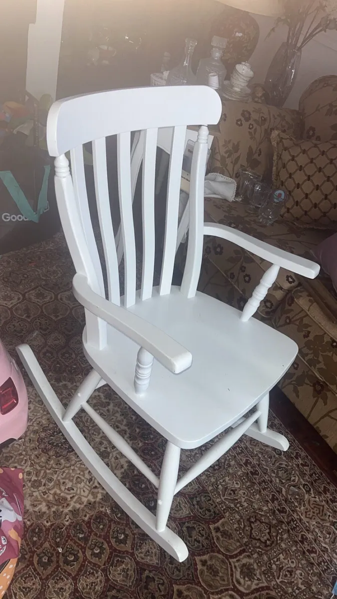White Rocking Chair - Image 3