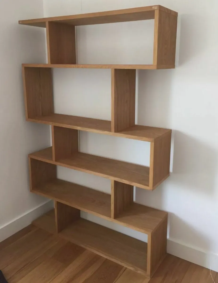 Three piece Oak Shelving: Content By Conran - Image 4