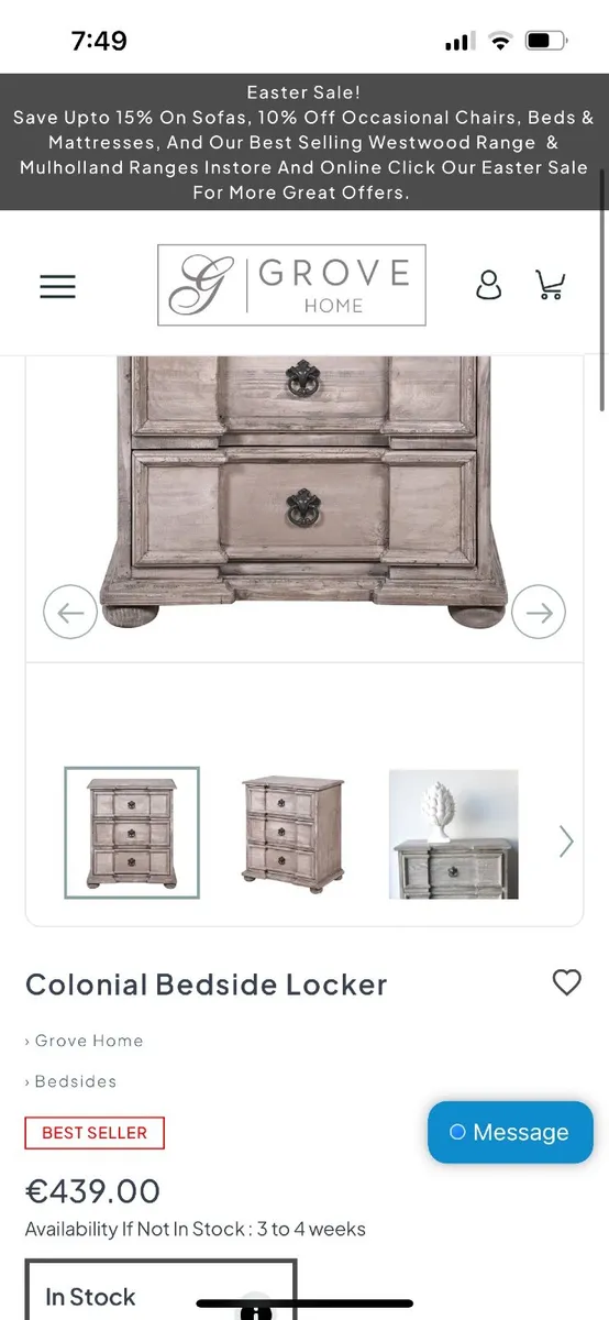Bedside lockers - Image 3