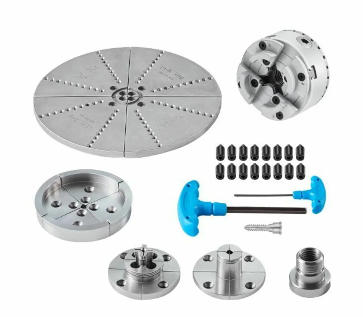 KP965 Lathe Chuck, 4-Jaw 3.75" Diameter - Image 1