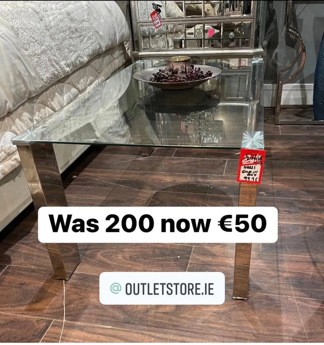 Coffee table ex showroom only 50 euro - Image 1
