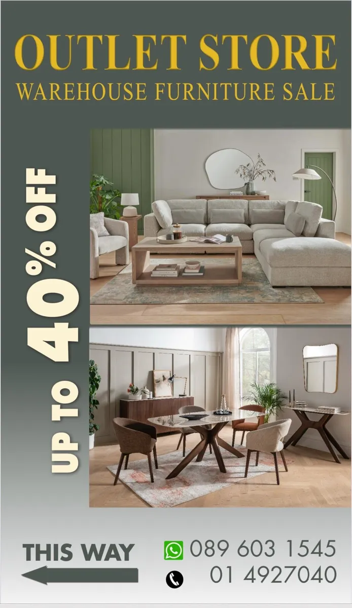 Coffee table ex showroom only 50 euro - Image 2