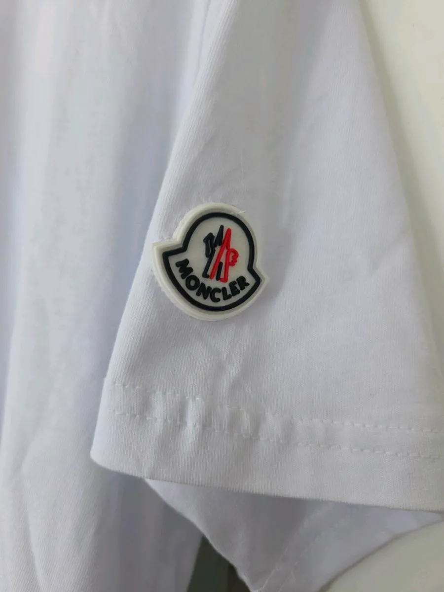XL, With Tags Mens White Moncler T-Shirt - Image 4