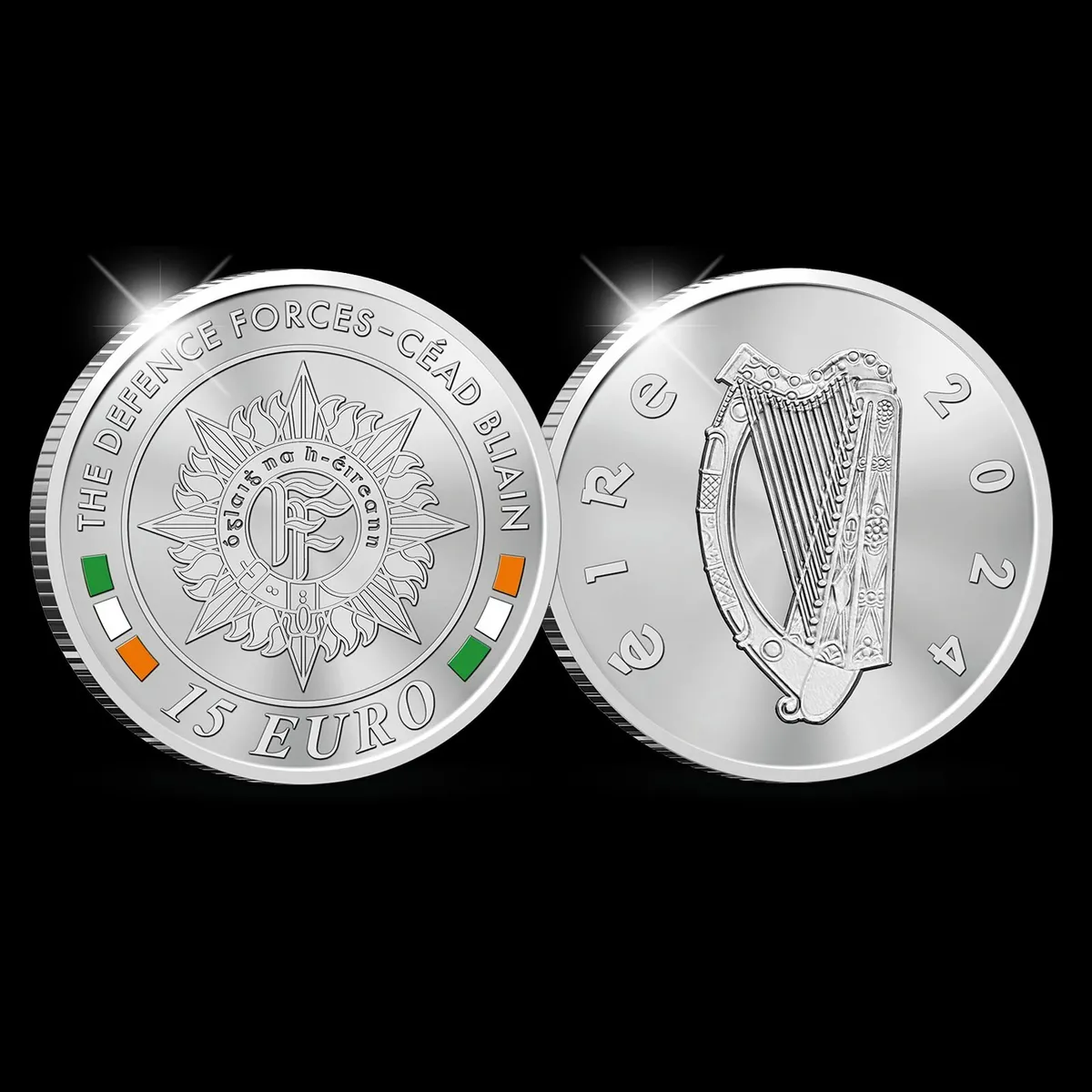 Ireland 2024 Silver Proof €15 The Defence Forces - Image 1
