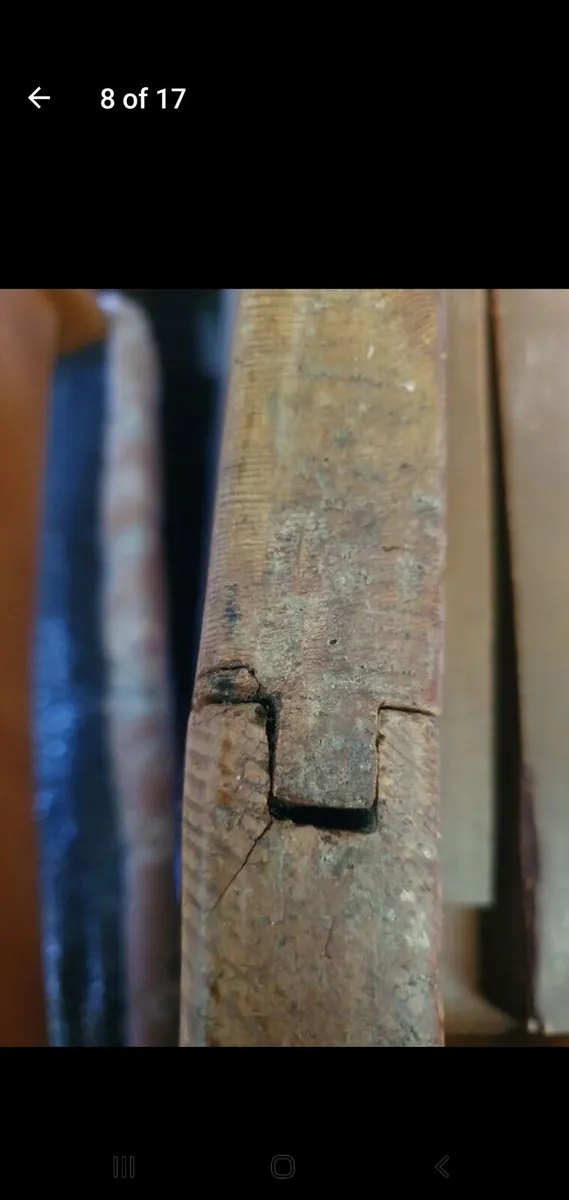 Pitch pine antique table arts and crafts - Image 4