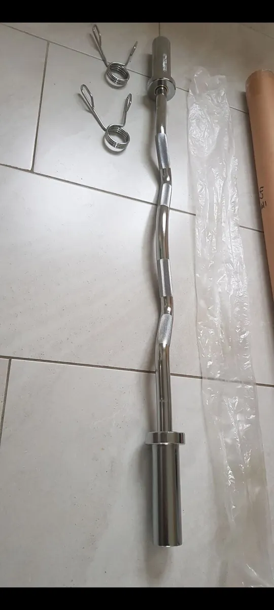 Brand new Olympic ez curl bar - Image 1