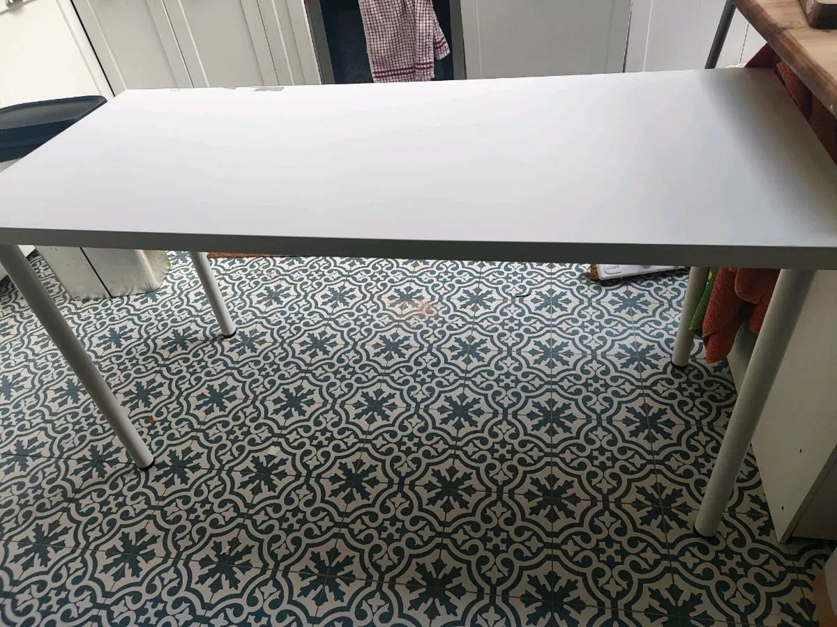 Ikea white desk - Image 2