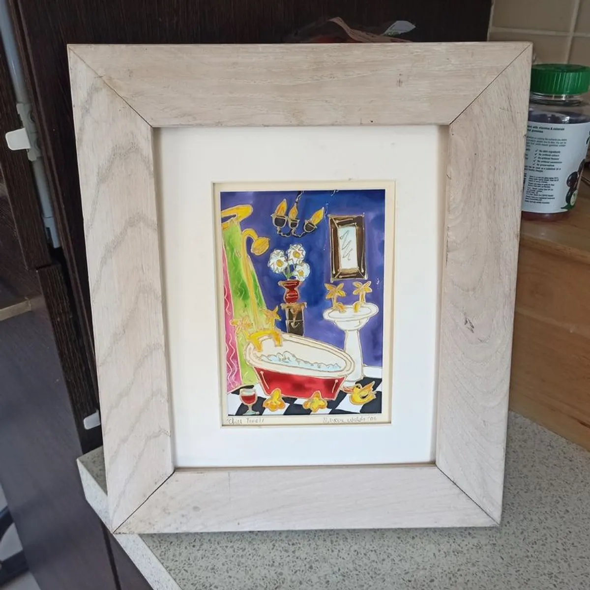 Original Simone Walsh Painting - "Chill Time!!" (2006) - Image 4