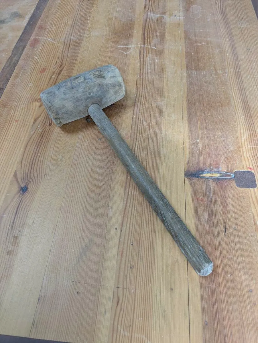 Old wooden mallet/ hammer - Image 1