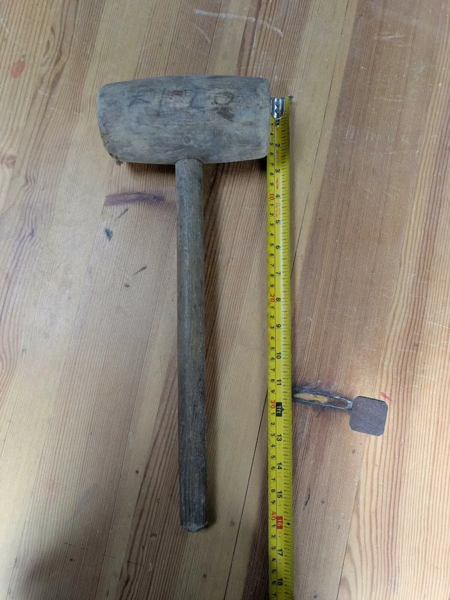 Old wooden mallet/ hammer - Image 2