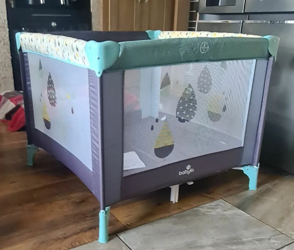 🦁 Babylo Safari Drops 2-in-1 Playpen & Travel Cot - Image 1