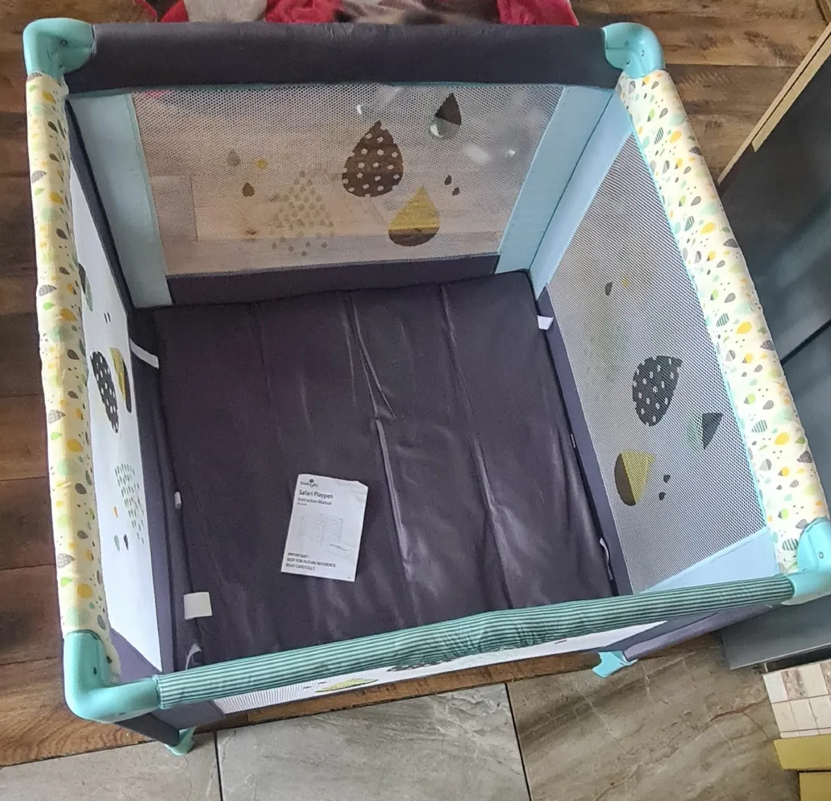 🦁 Babylo Safari Drops 2-in-1 Playpen & Travel Cot - Image 2